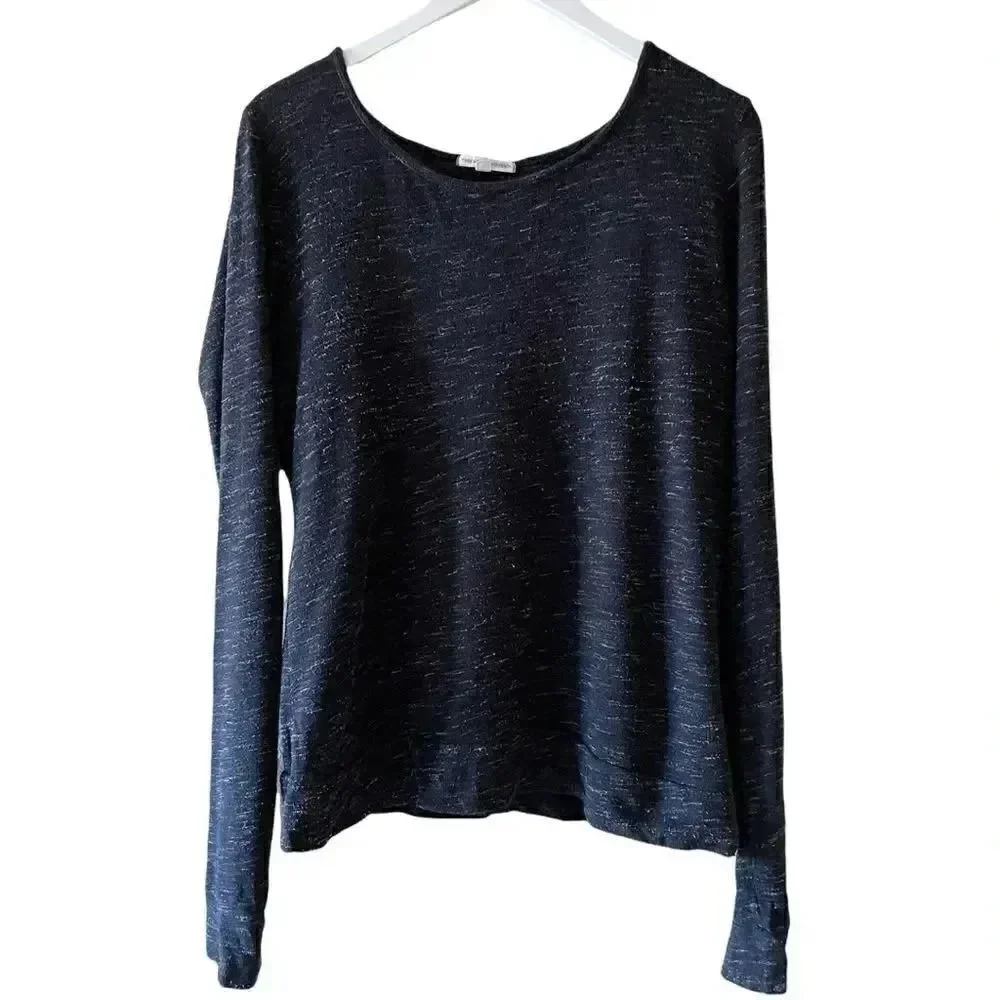 Threads 4 Thought Organic Cotton Long Sleeves Women’s Cut Out Top Sz Small #1420